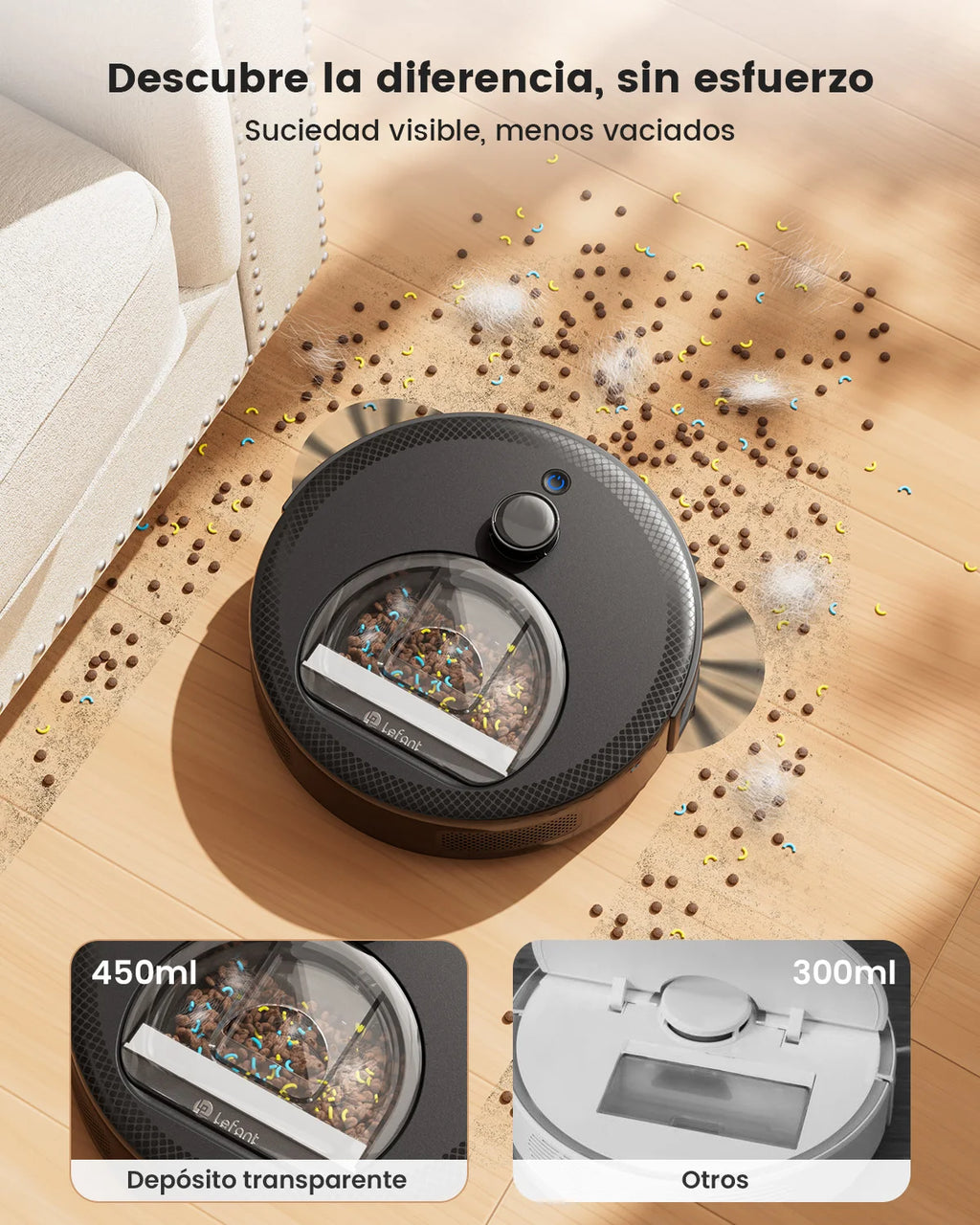 Lefant LiDAR Robot Vacuum and Mop M330 Pro