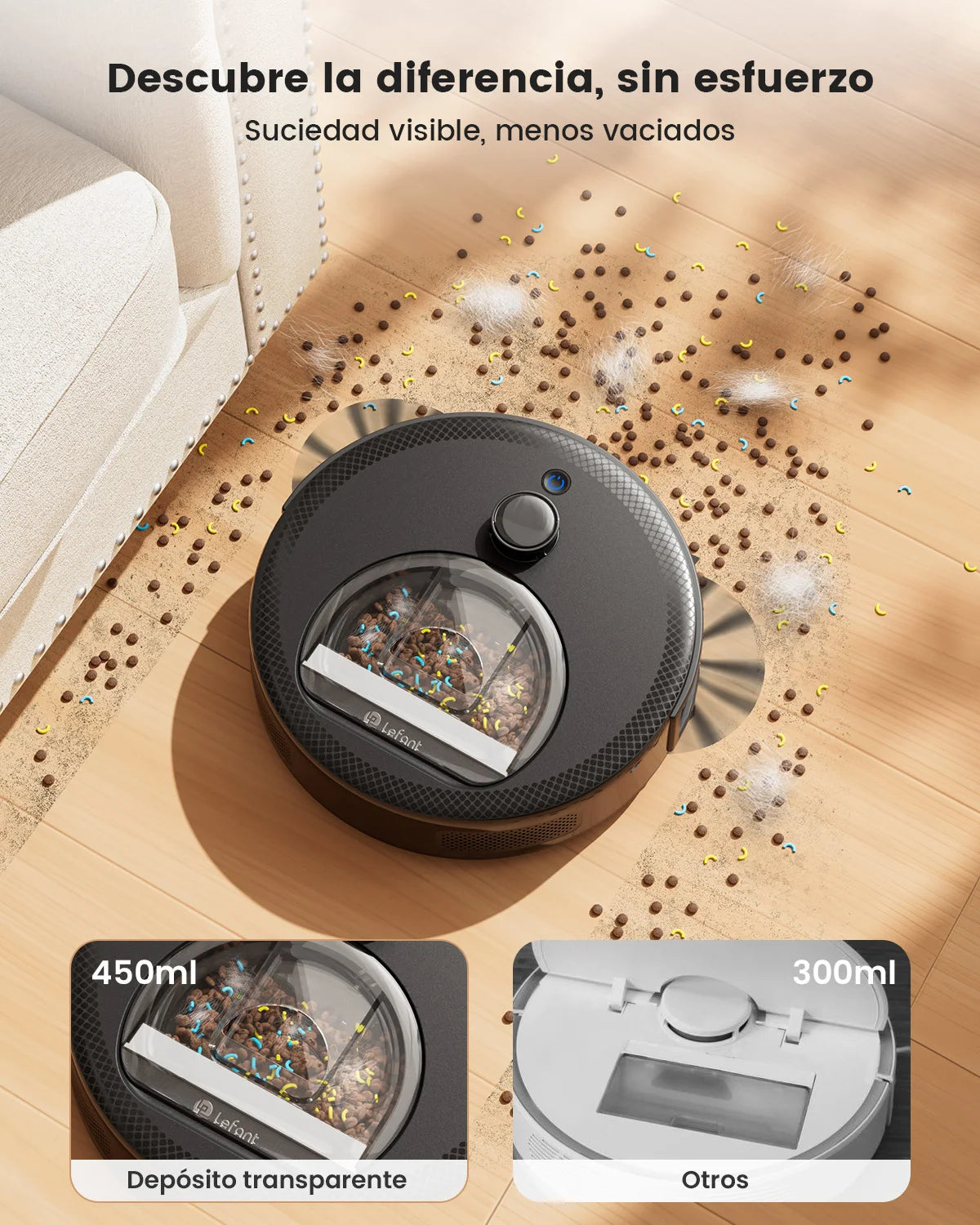 Lefant LiDAR Robot Vacuum and Mop M330 Pro