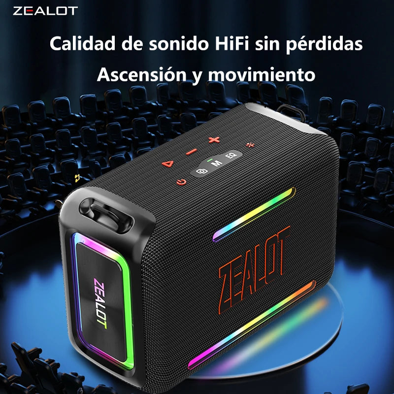 Bocina ZEALOT S95 120W Portatil Aprueba de Agua