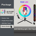 Aro de Luz RGB con Trípode y Mando