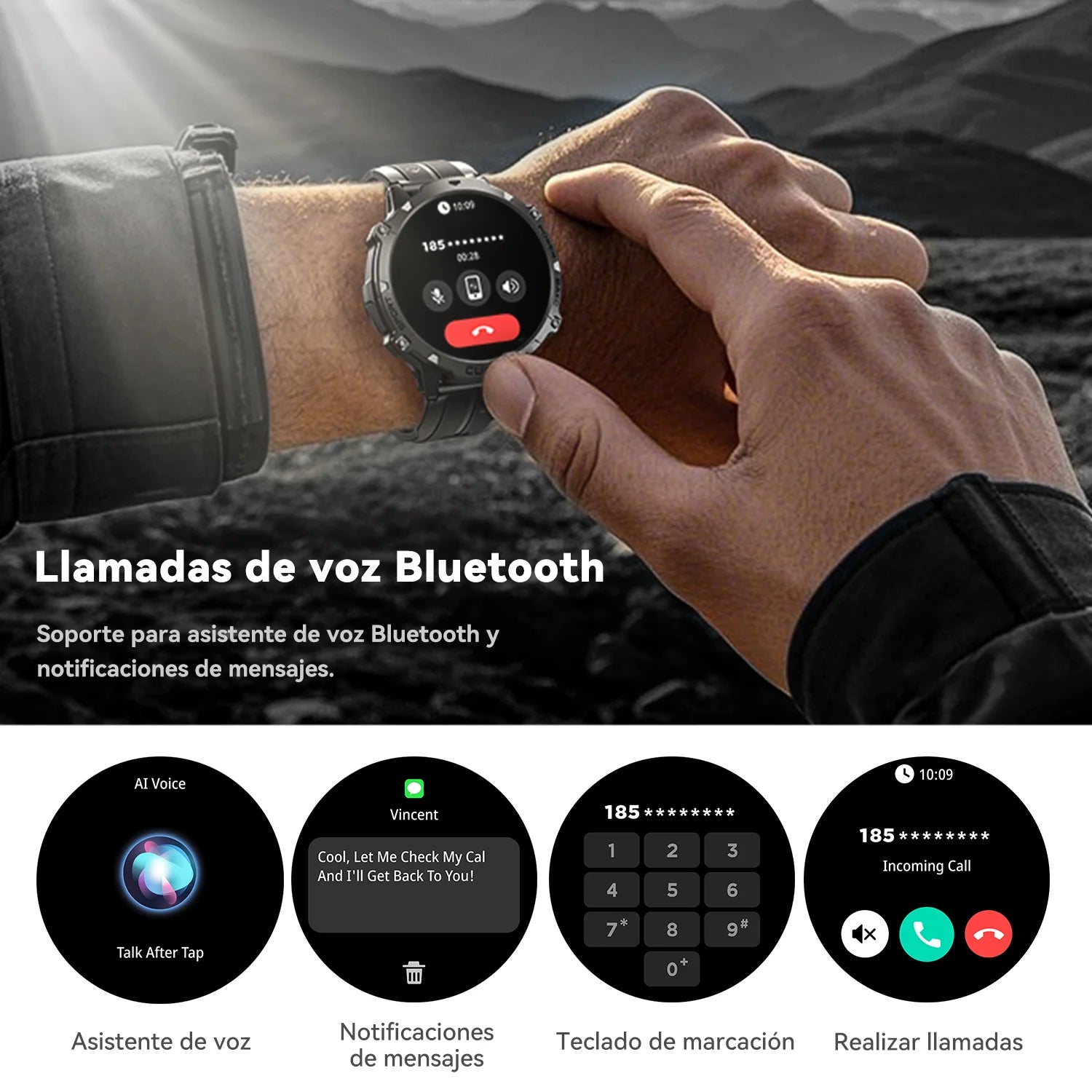 Reloj inteligente Cubot X3 para hombres