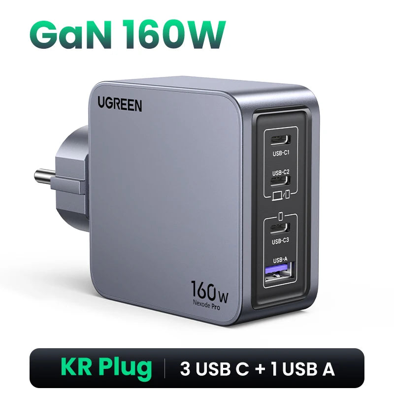 Cargador UGREEN 160W GaN PD 3.1