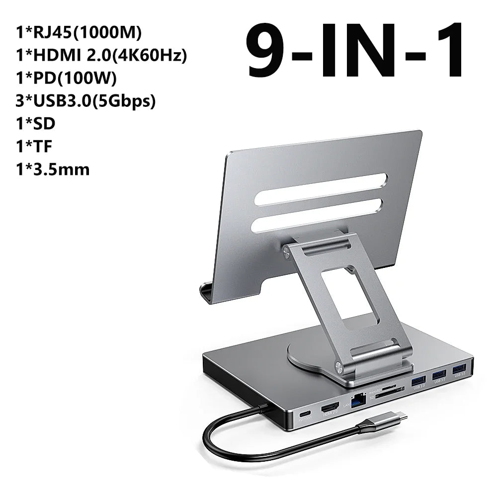 Docking Station KEBIDUMEI 9 in 1 Foldable