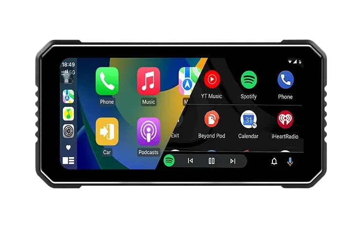 Pantalla Carplay & Android Auto para Motocicleta