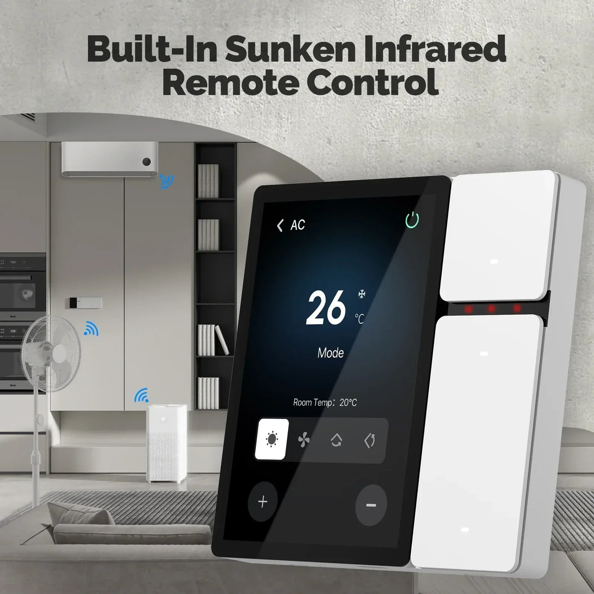 MOES Tuya Panel de Control Inteligente de 3.5"