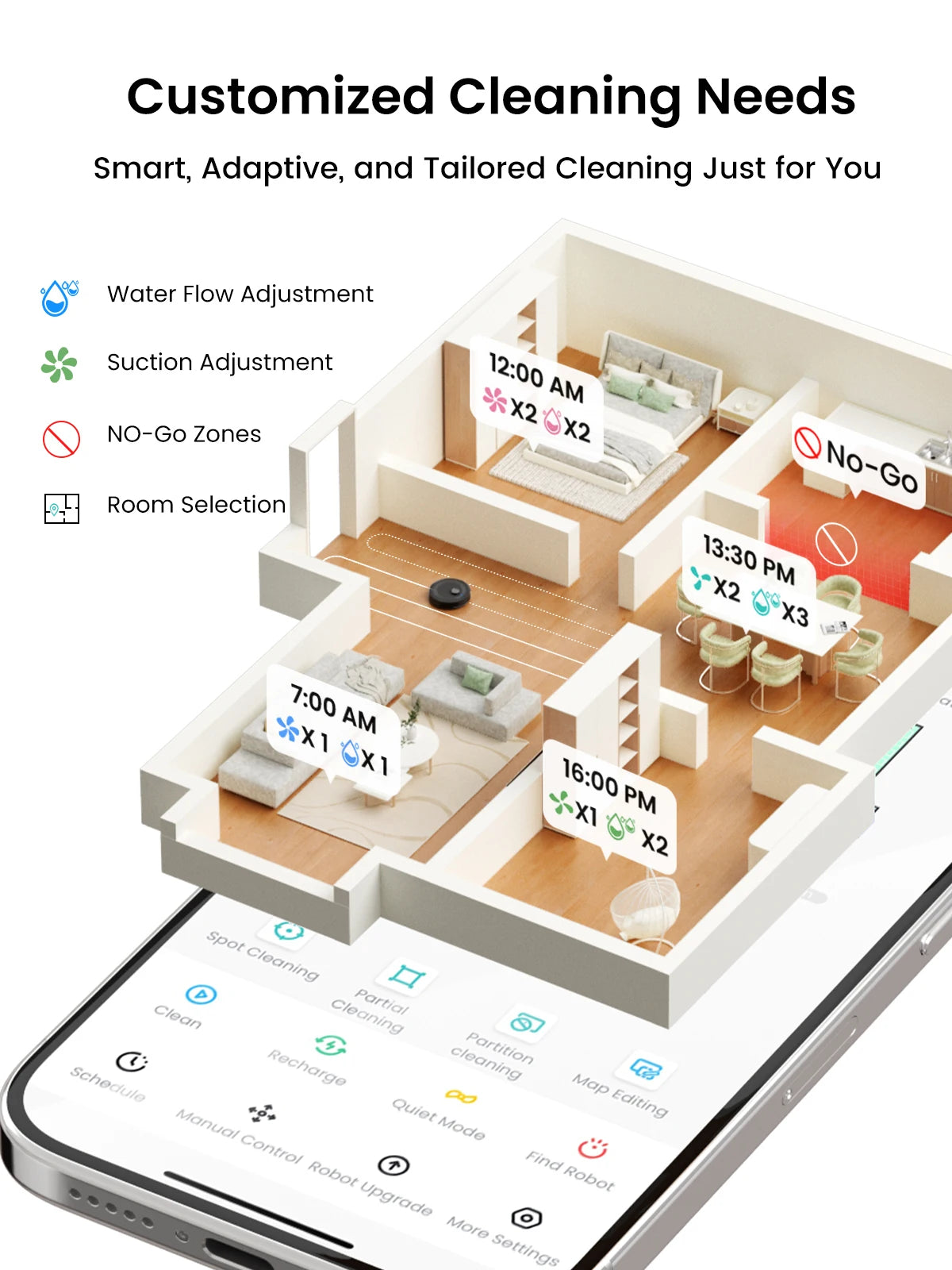 Lefant M2Pro Robot Vacuum Cleaner and Mop