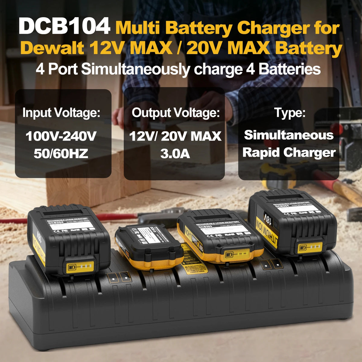 Dewalt DCB104 Charging Base