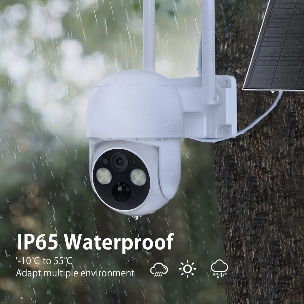 XVIM 5MP Solar-Powered Wireless Outdoor Security Camera