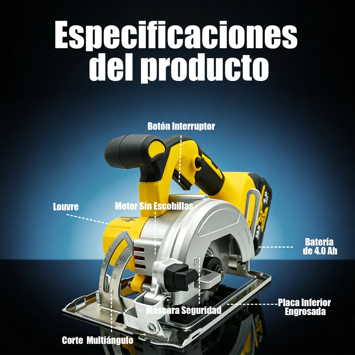 Sierra Circular Inalámbrica Brushless