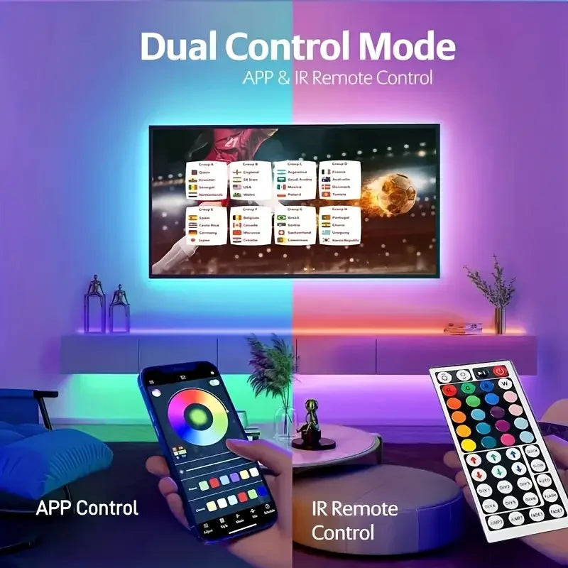 Tira LED RGB para Habitación y Dormitorio