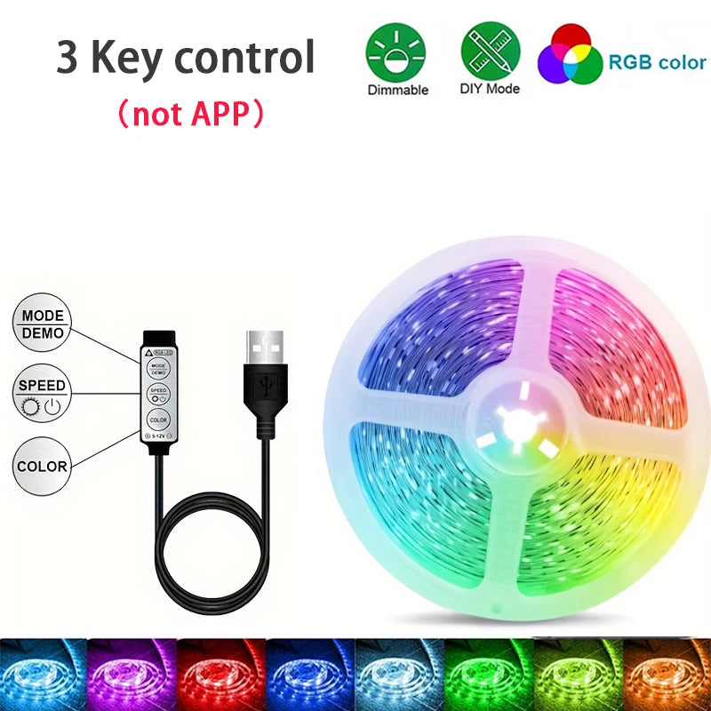 Tira LED RGB para Habitación y Dormitorio