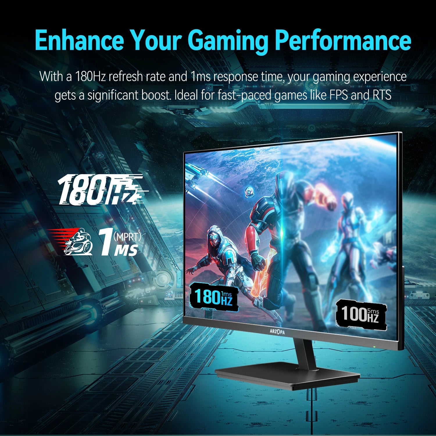 Monitor ARZOPA 27 inch 180HZ Gaming