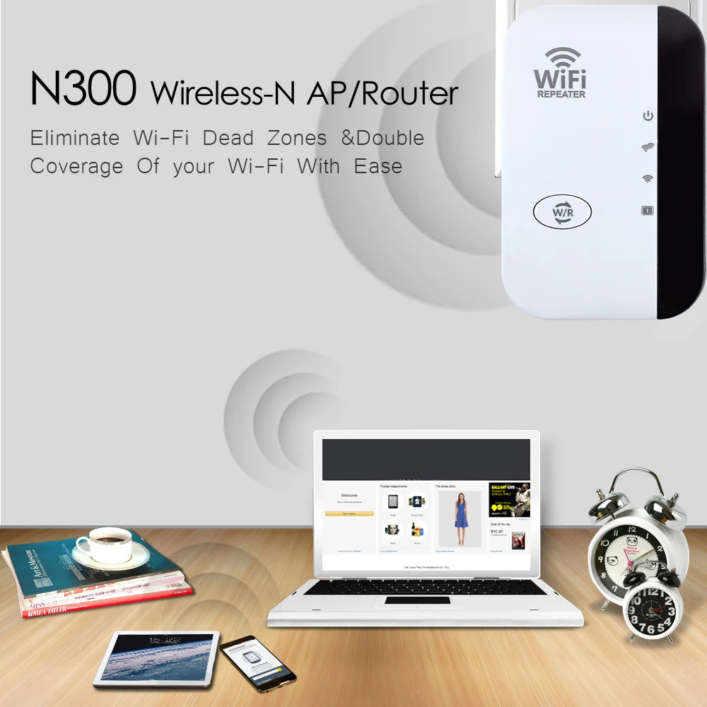 Repetidor/Amplificador WiFi FENVI 300Mbps
