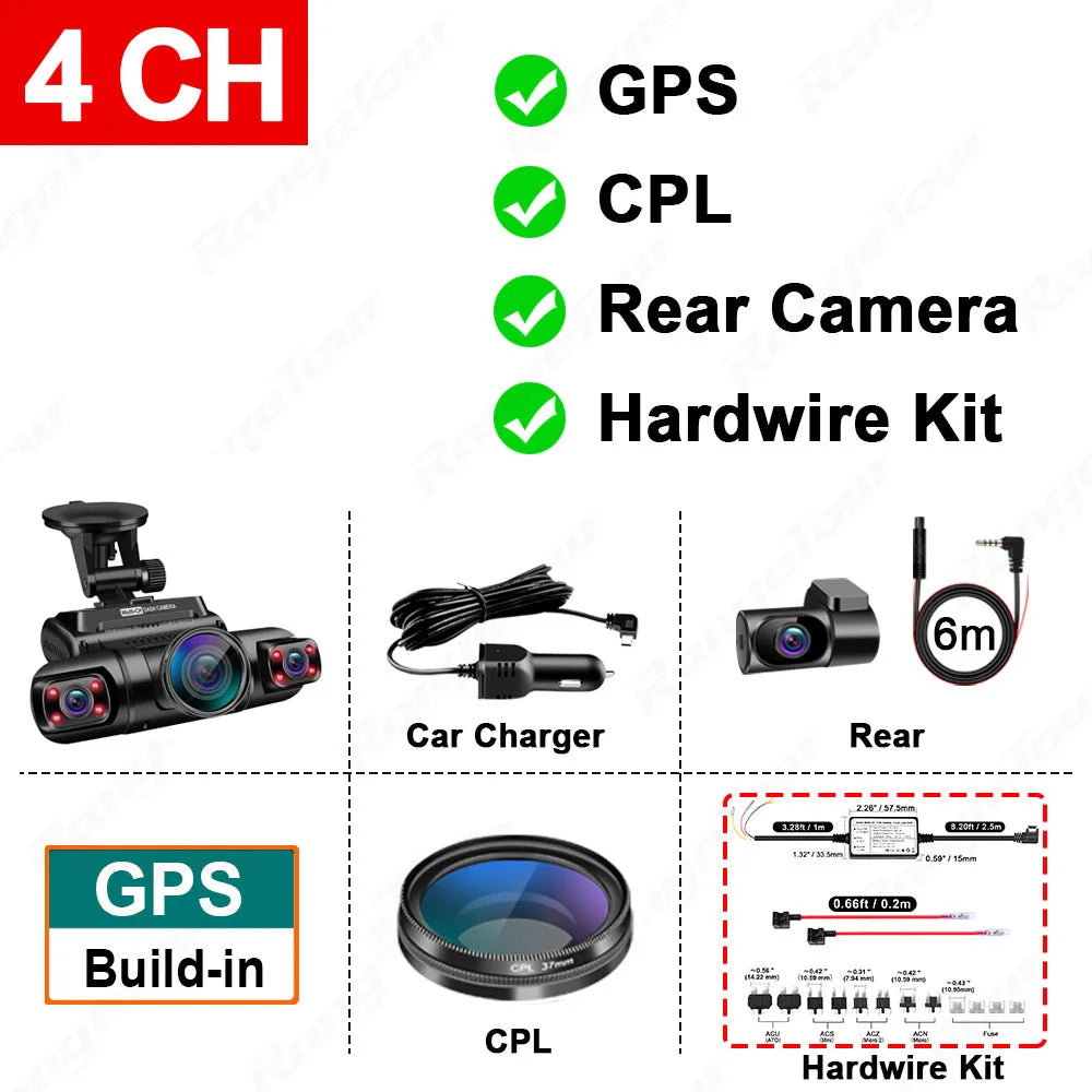 Dash Cam 1080P WiFi GPS Car