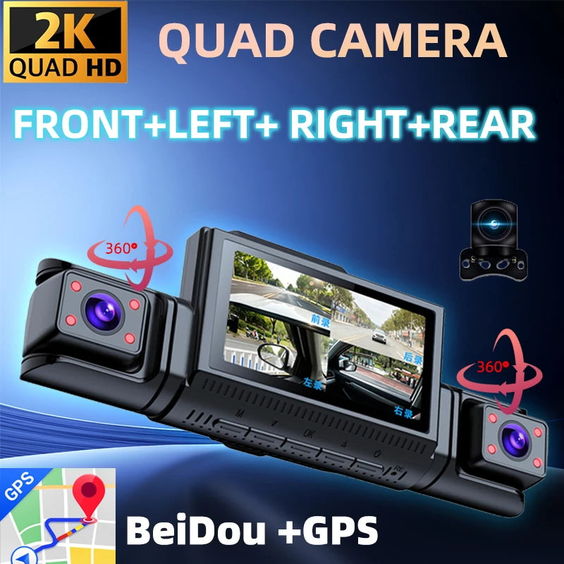 Global 4G LTE Dash Camera Remote Monitor Touch Screen