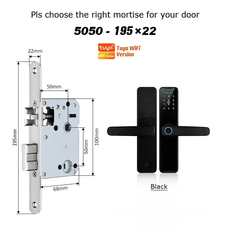 YRHAND Cerradura Inteligente Biometric Smart Lock