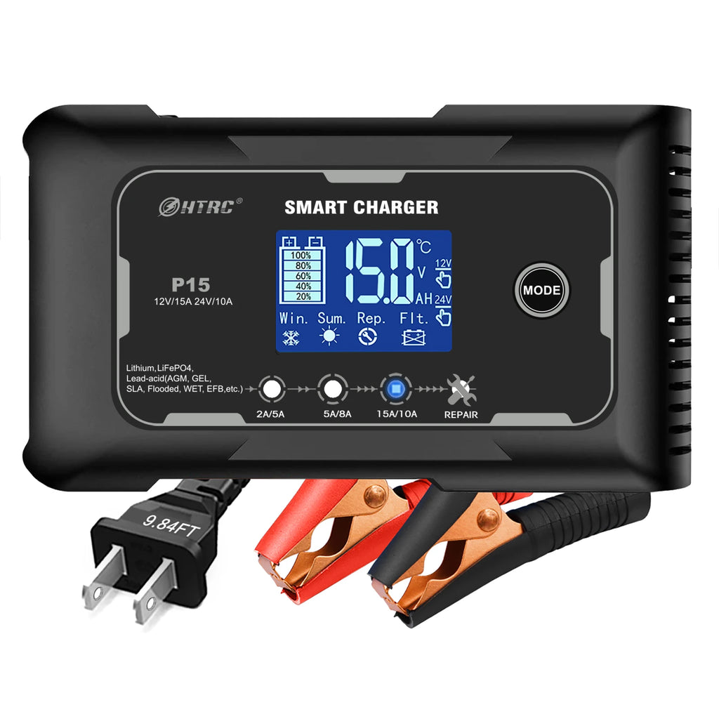 Cargador para Batería de Auto HTRC 12v