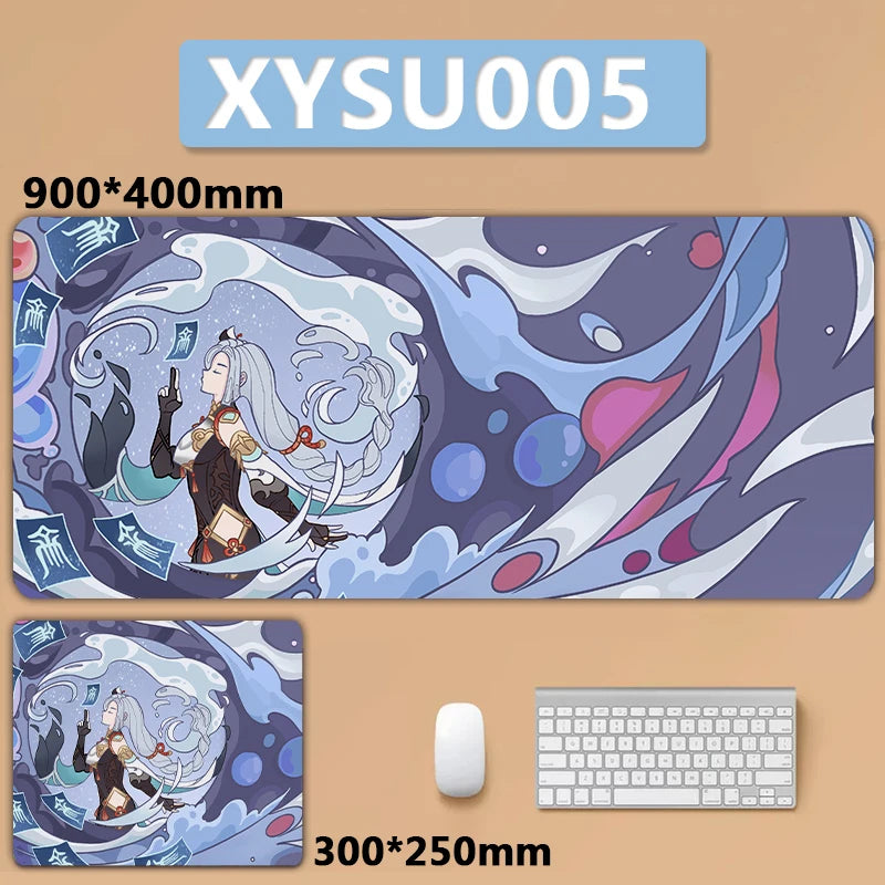 Anime Game Furina Neuvillette Mavuika Mouse Pad