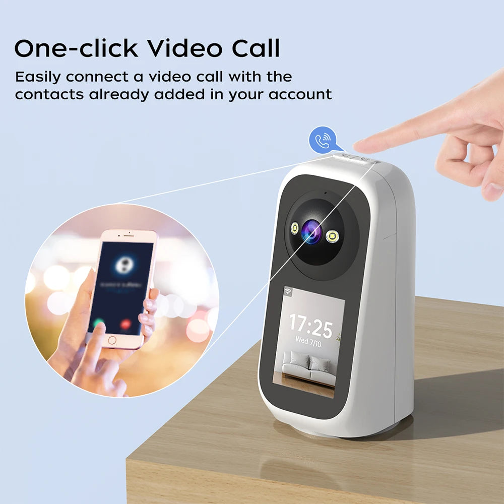 Jooan 3K PTZ IP Camera Video Call with 2.8Inch LED