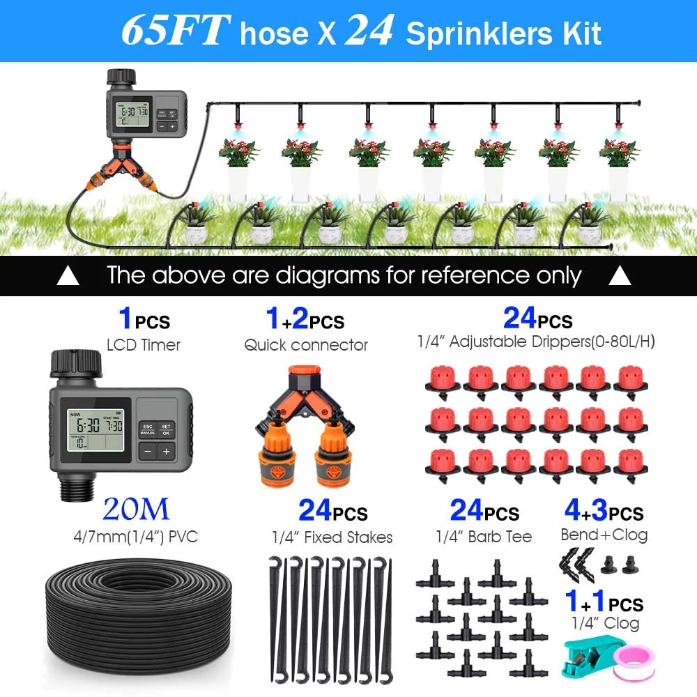 Sistema de Riego de Jardin LCD Set