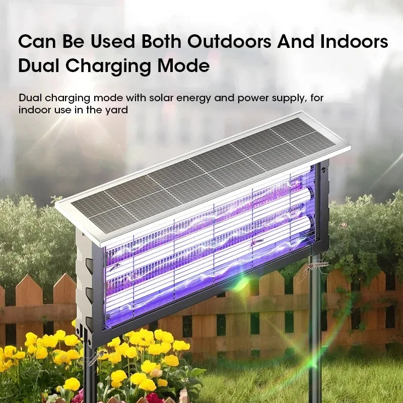 Lámpara solar mata mosquitos de exterior