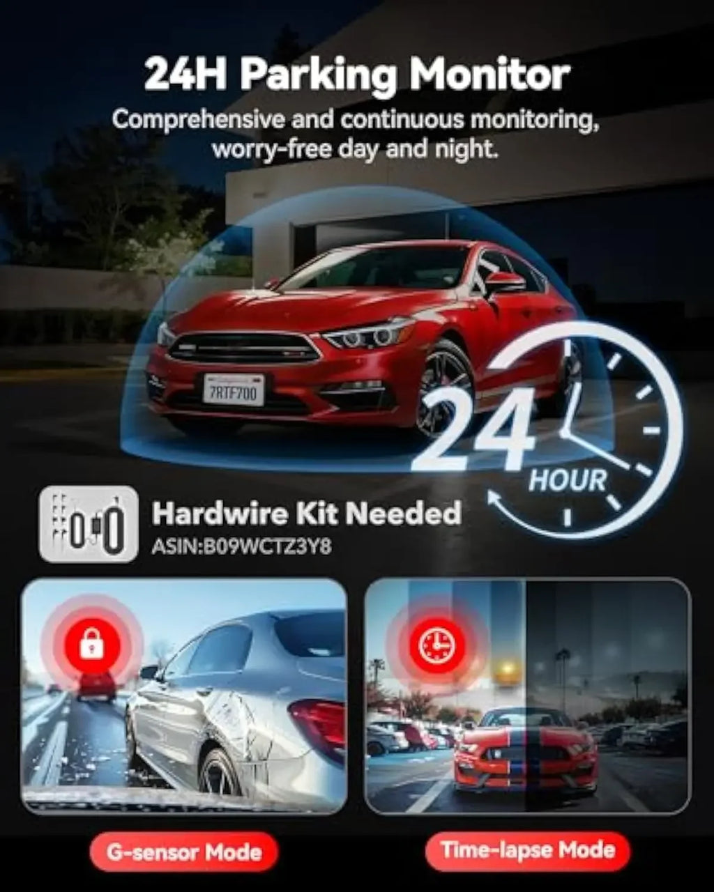 REDTIGER F7N PRO Dash Camera 4K Dash Cam