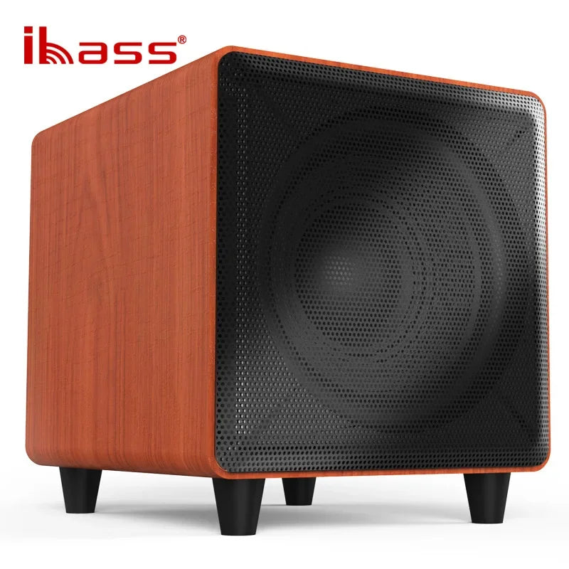 Ibass M10D Home 10 Inch Active Subwoofer 300W High Power