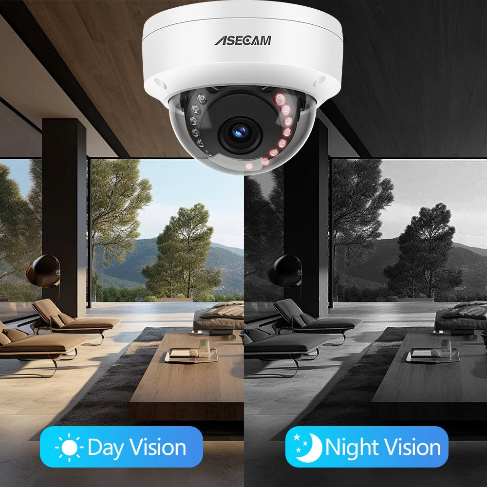 8MP 4K POE IP Camera IK10 Explosion-proof Outdoor