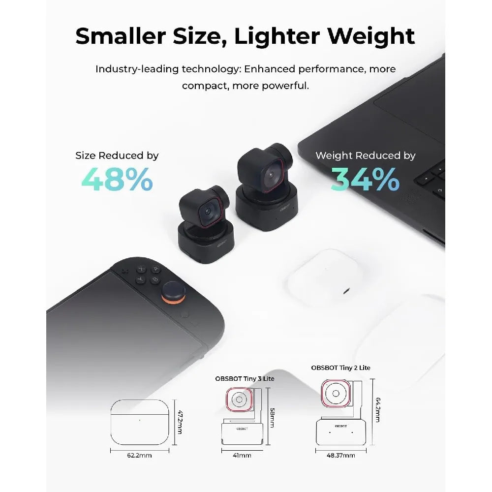 AI-Powered Spatial Audio 4K Webcam