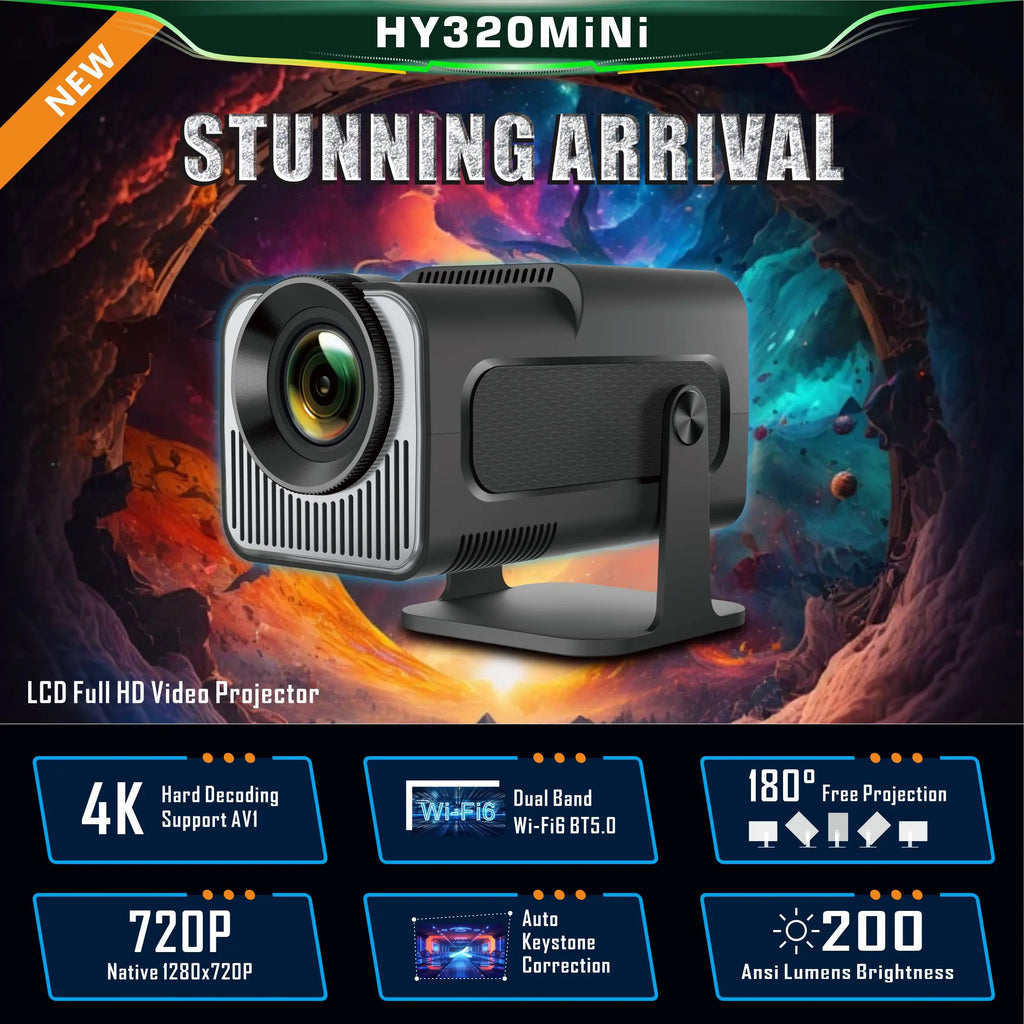 Proyector 4K HY320 Mini