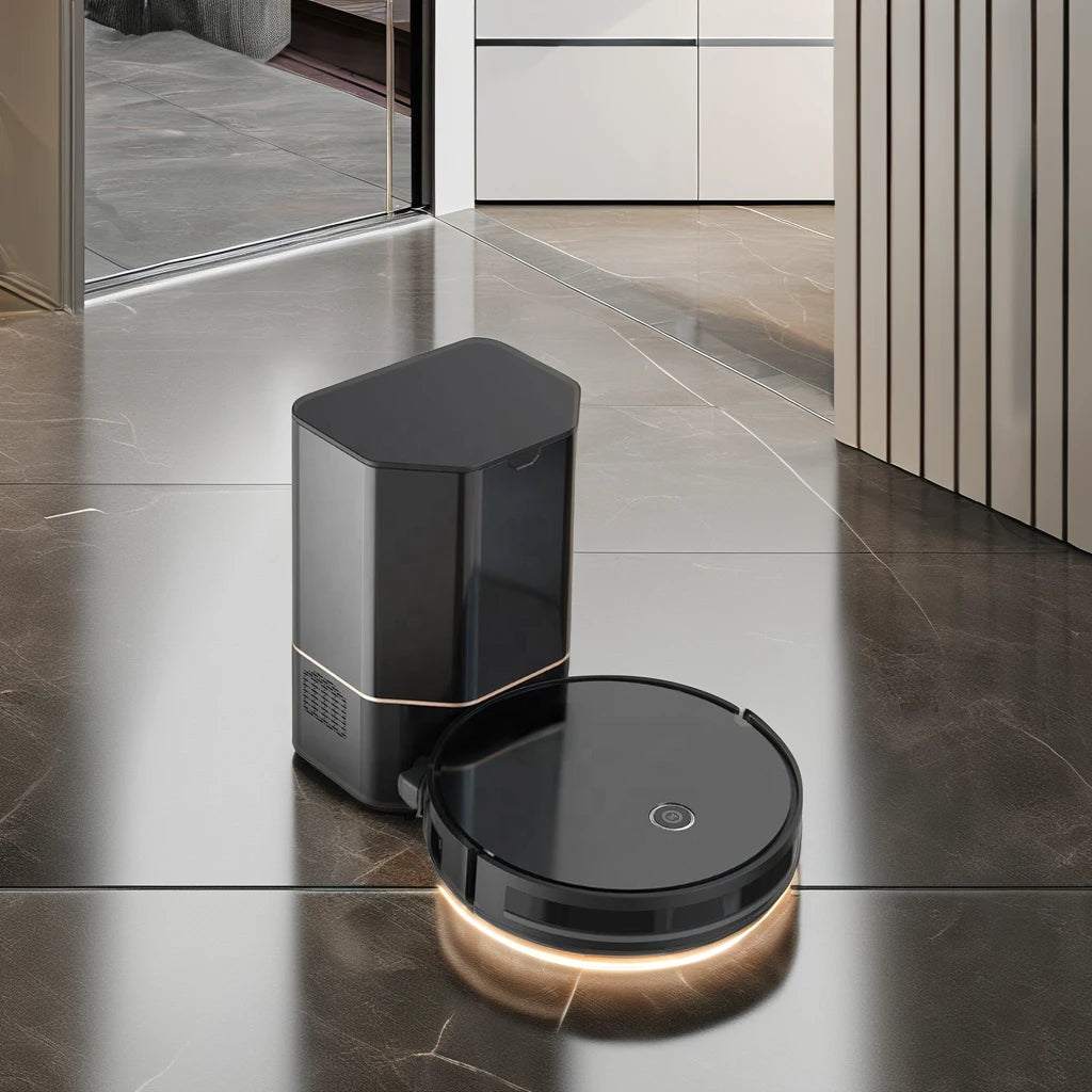 Home Cleaning Robot Vacuum with M8 Self-Emptying Wi-Fi App