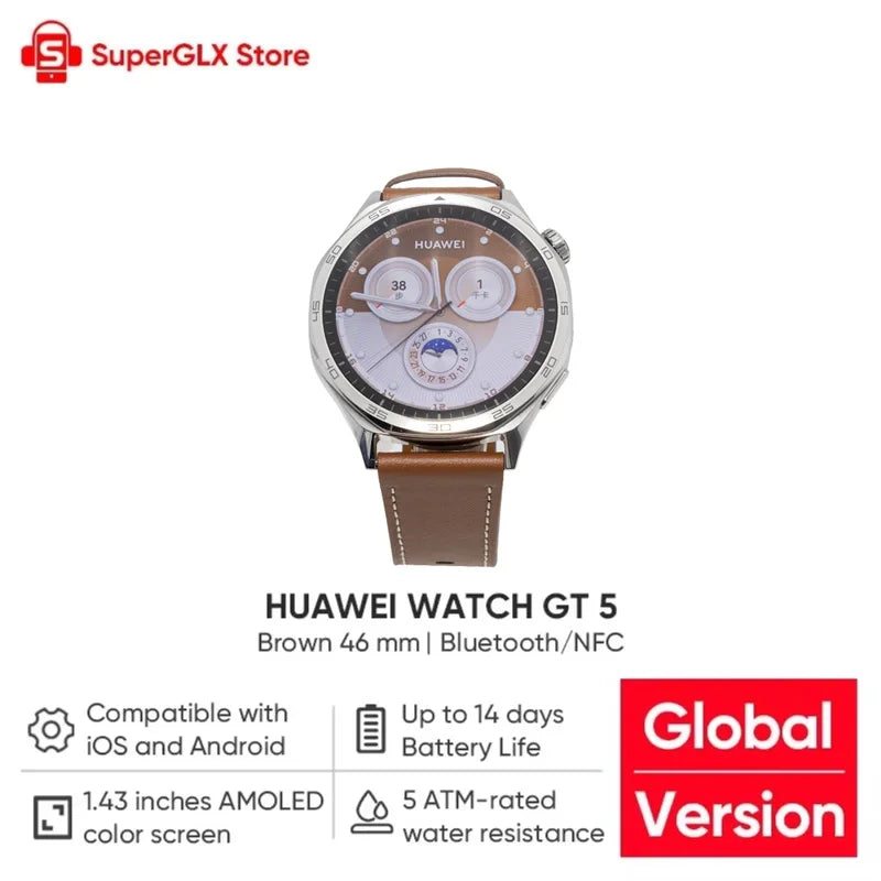 Global Version HUAWEI WATCH GT 5 Smartwatch