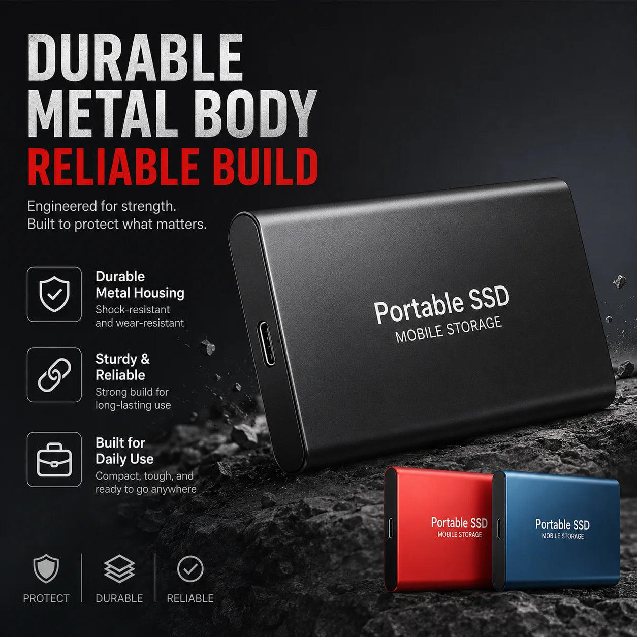 Disco duro 6TB Portable SSD Mini Size