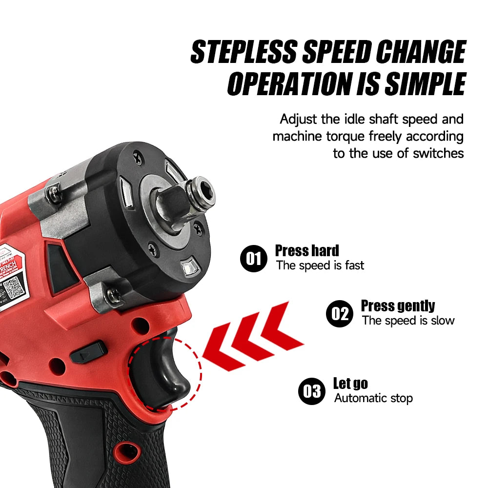 Llave de Impacto Inalámbrica Brushless 1/2"