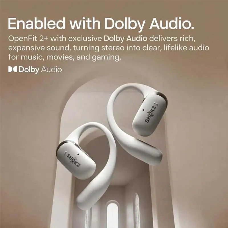 Audífonos SHOKZ OpenFit 2+ Open-Ear Headphones T921 Dolby Audio