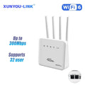 Router portátil XUNYOU‑LINK 4G LTE WiFi 6 con SIM