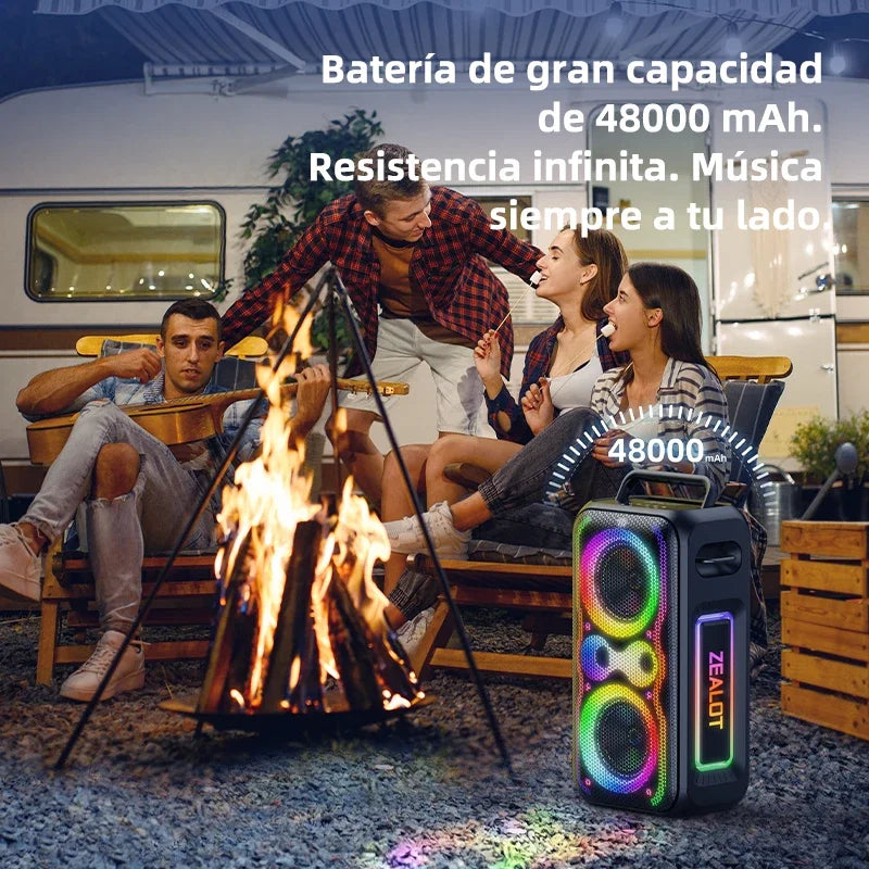 Bocina Home theater MX-ZEALOT-PT21 200W Portable Bluetooth Speaker