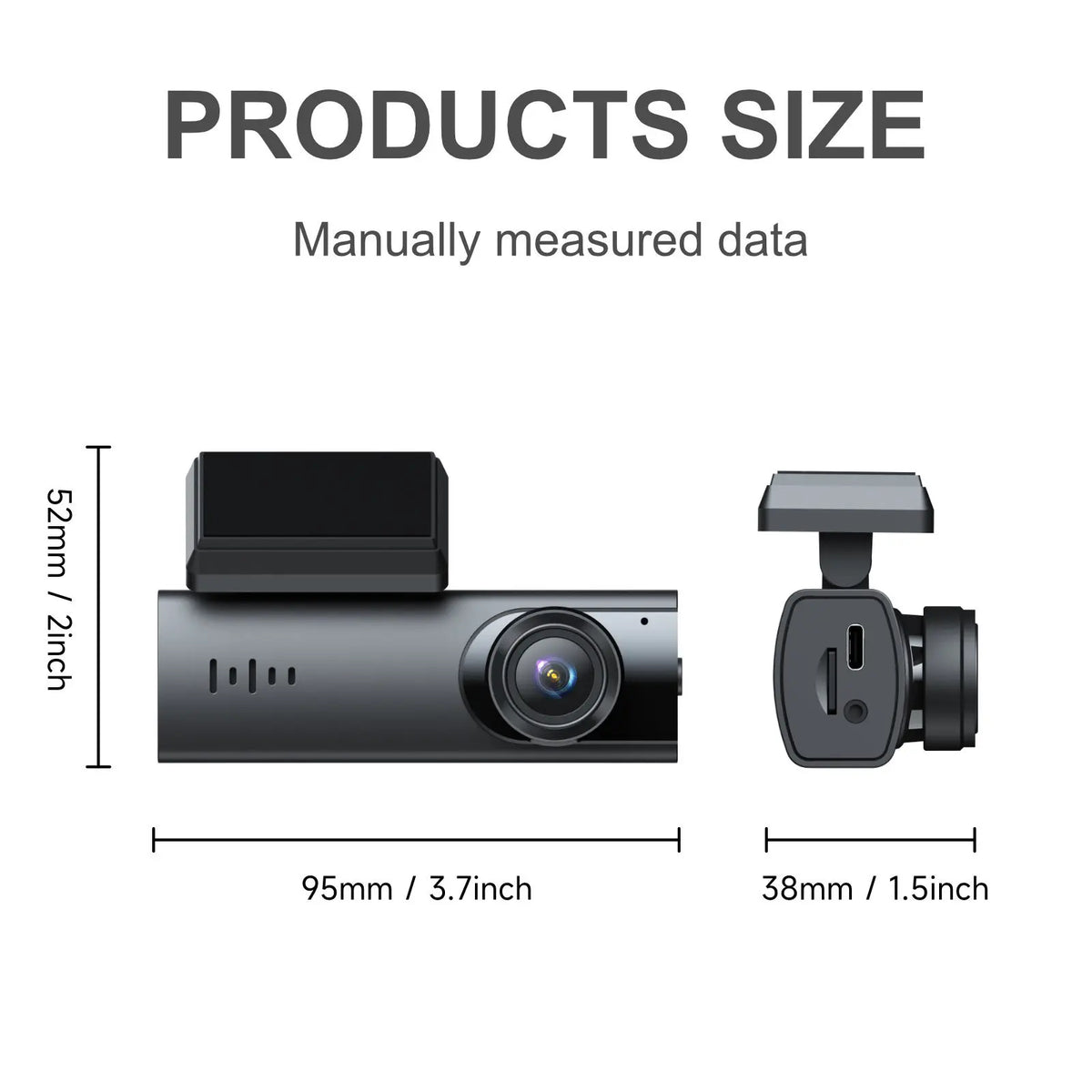 4K WiFi  Car Dash Cam Drive Recorder Front Rear
