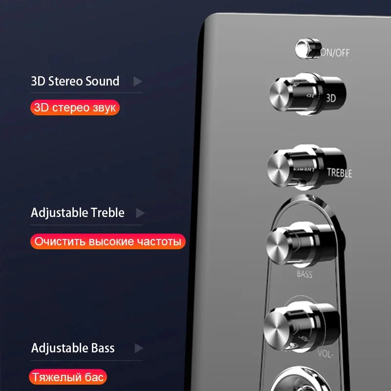 Computer Speakers Home Theater System PC Bass