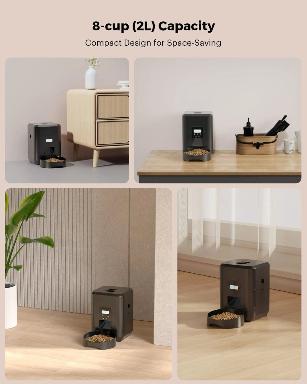 2L Smart WiFi Automatic Pet Feeder for Cats And Dogs