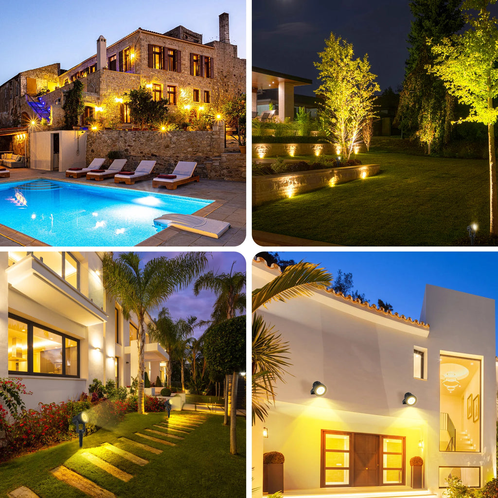 Luz LED solar para exteriores Fría/Calida/RGB IP65