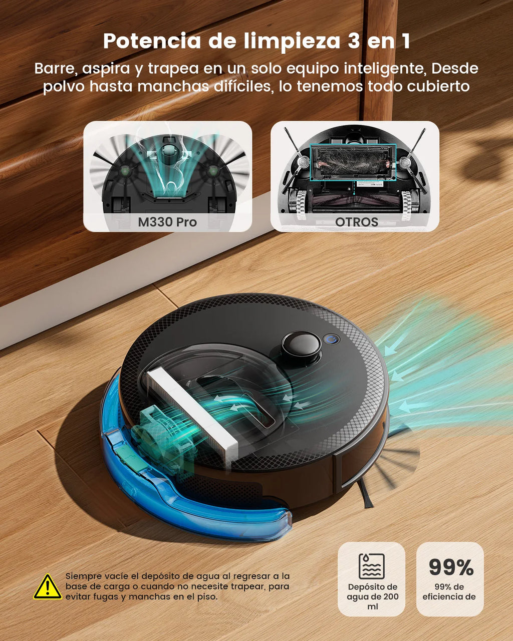 Lefant LiDAR Robot Vacuum and Mop M330 Pro