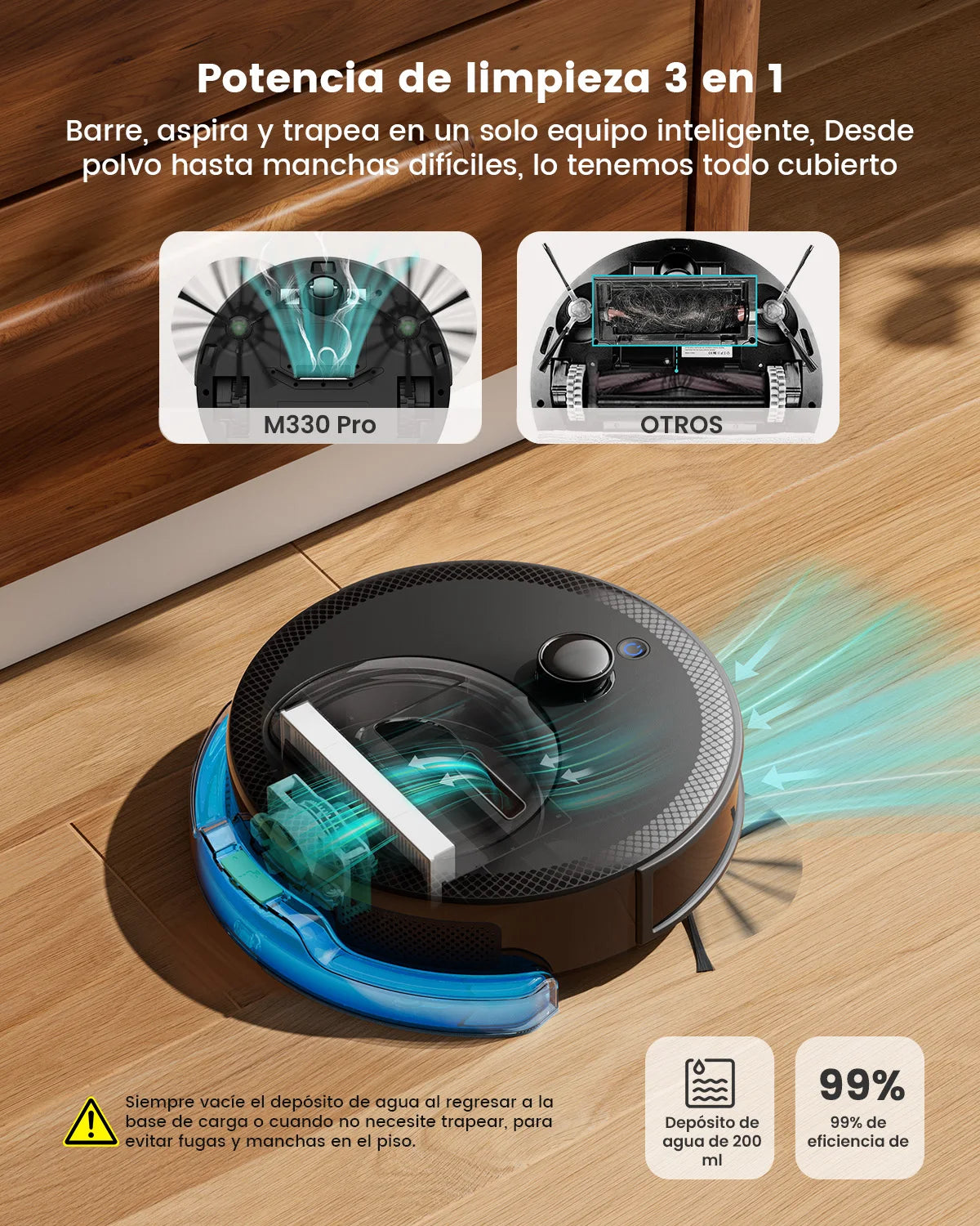 Lefant LiDAR Robot Vacuum and Mop M330 Pro