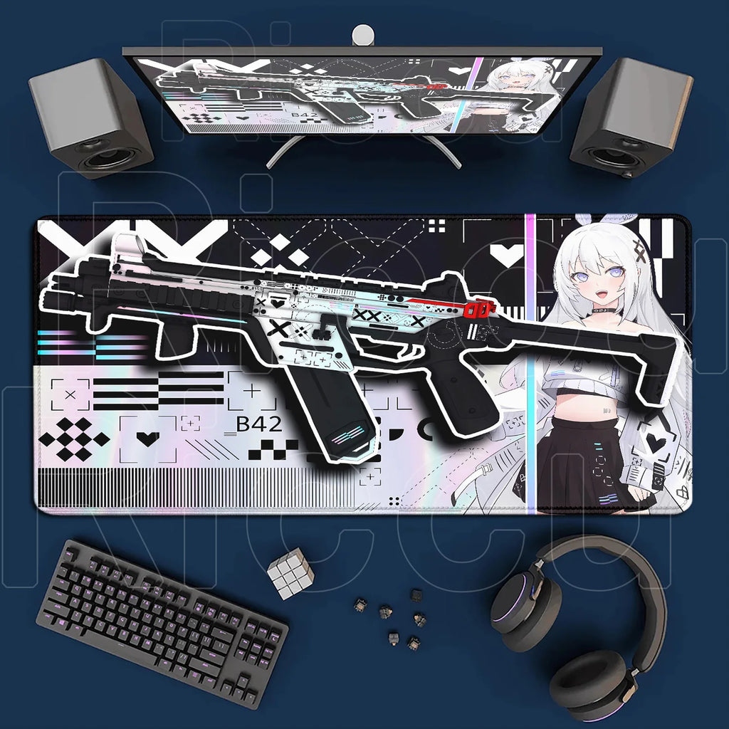 Cartoon Mouse Pad Pink CSGO Print Stream Gamer