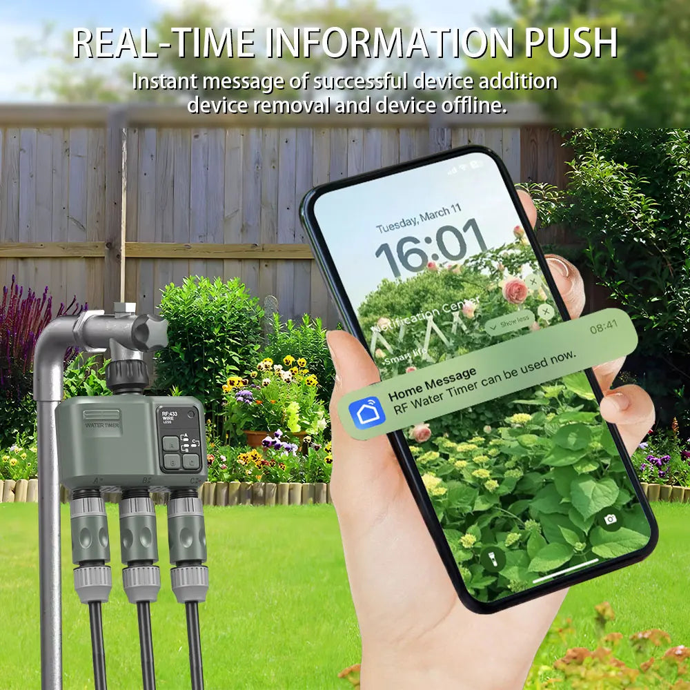 Système d'arrosage automatique RF433 WIFI