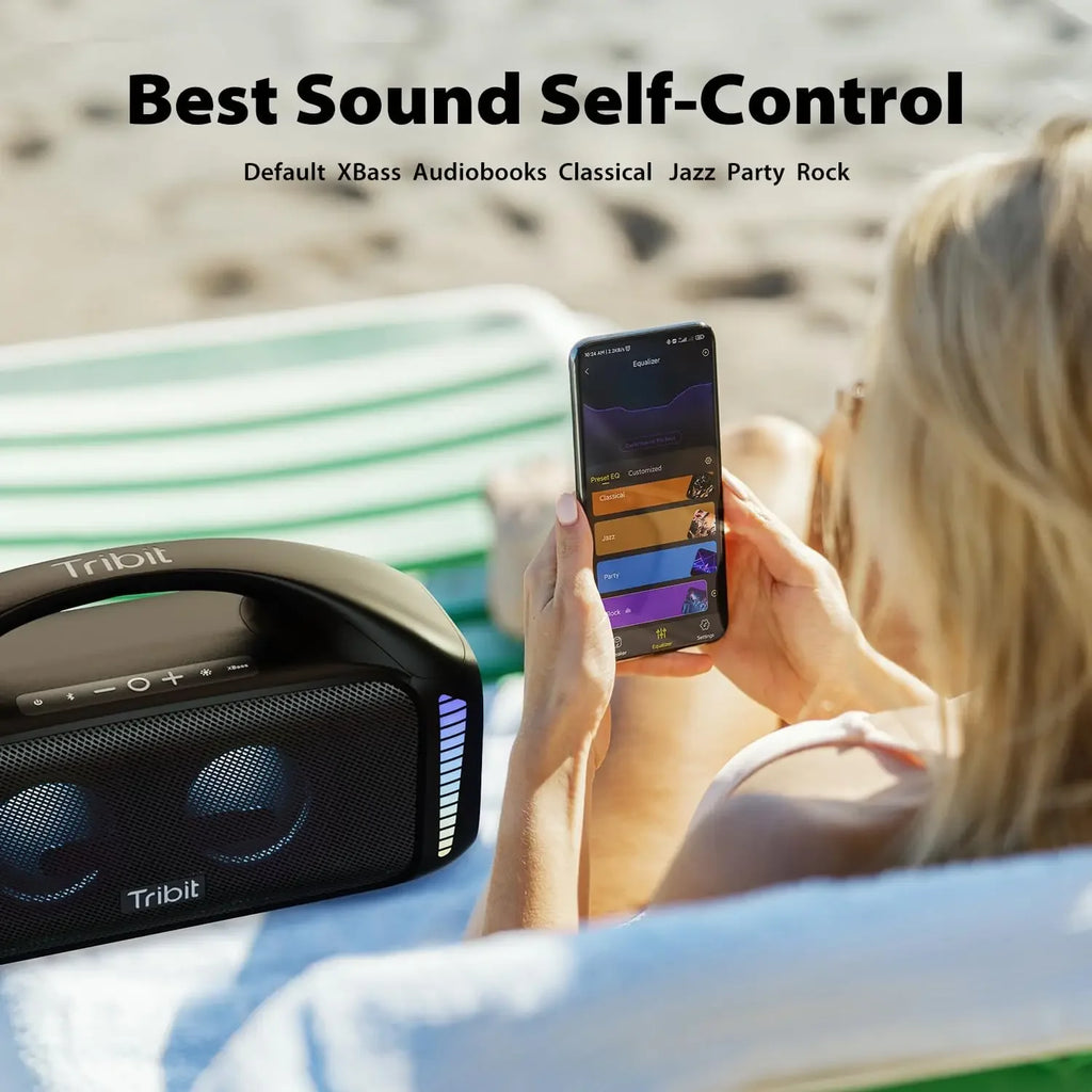 Tribit Portable Bluetooth Speaker 90W StormBox Bocina