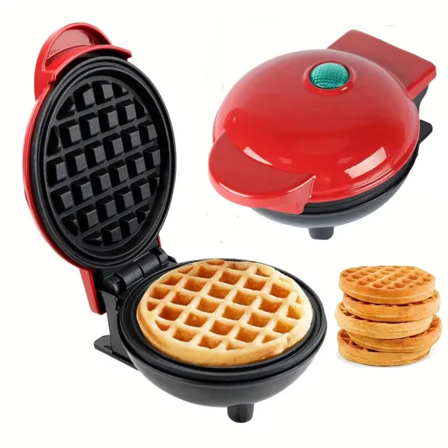 Mini Wafflera Eléctrica Circular