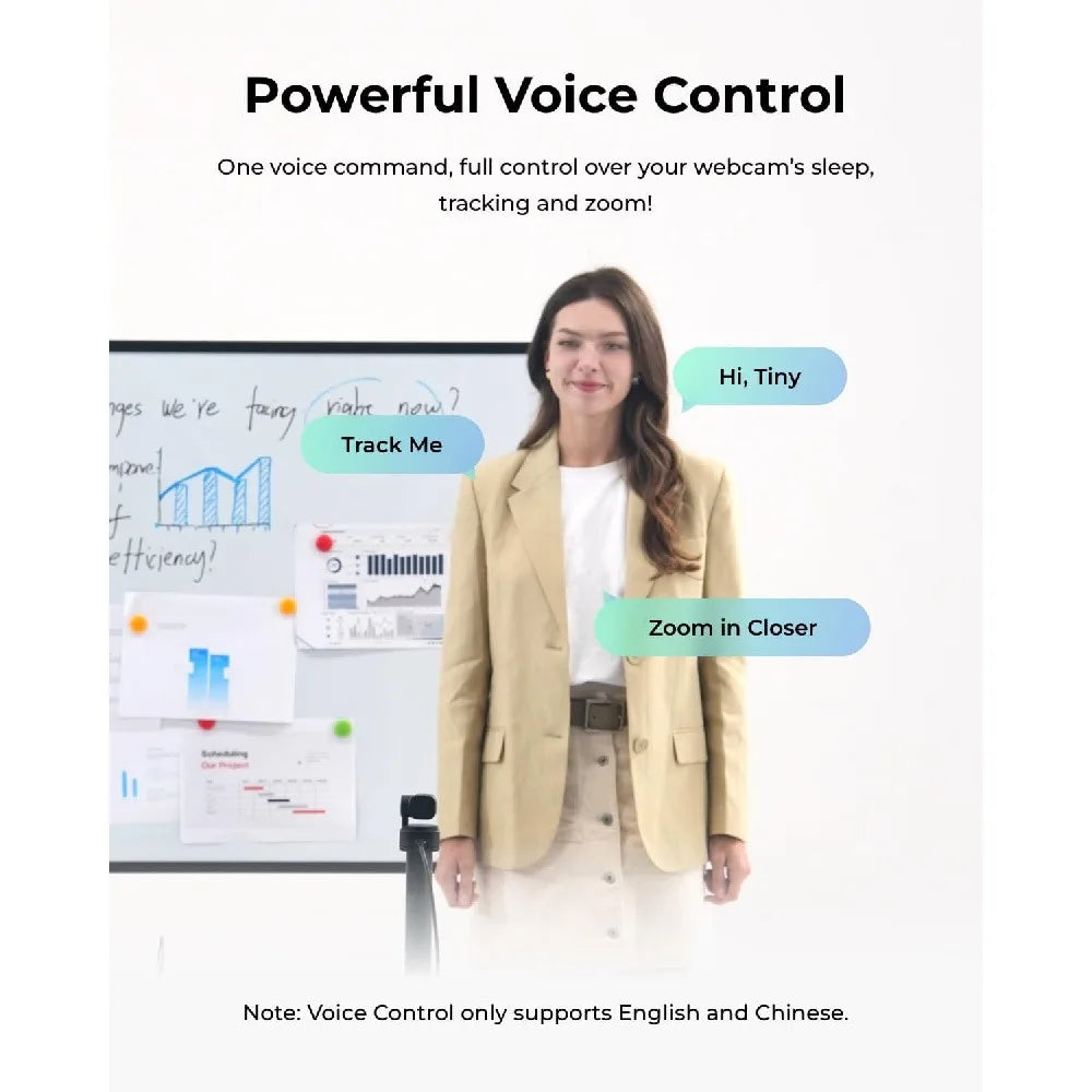 AI-Powered Spatial Audio 4K Webcam