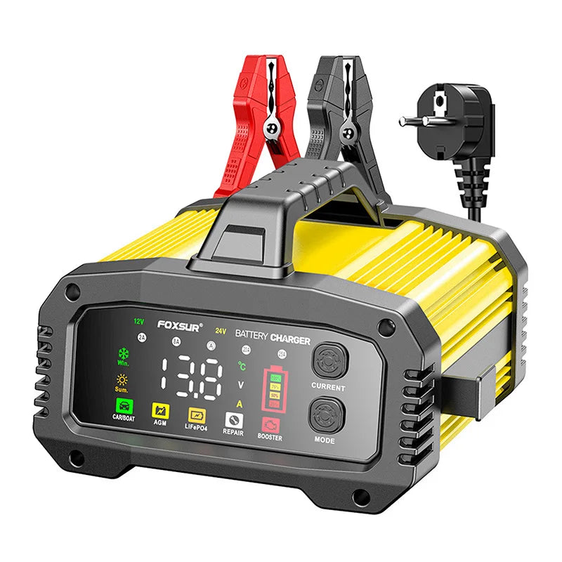 Cargador de Batería de Auto Inteligente Portátil FOXSUR