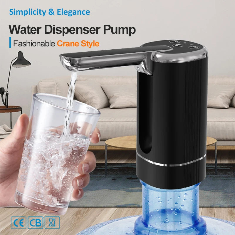Dispensador de Agua Eléctrico Plegable USB